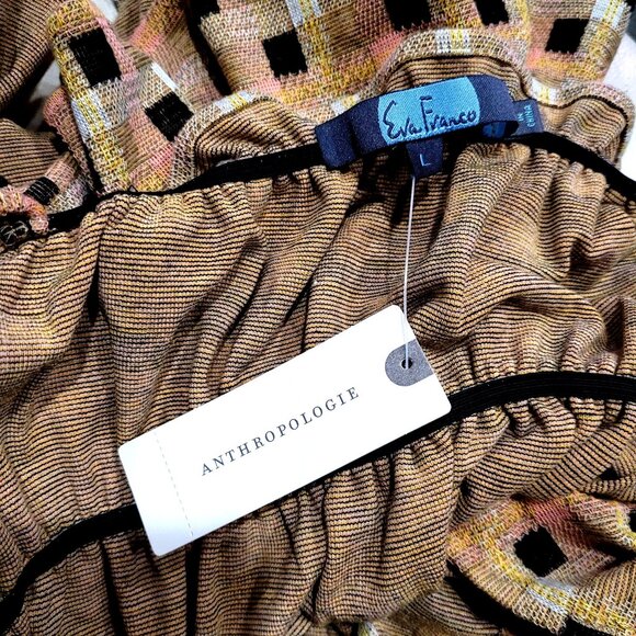 Anthropologie Eva Franco Checked Ruffle Tank - Picture 9 of 15